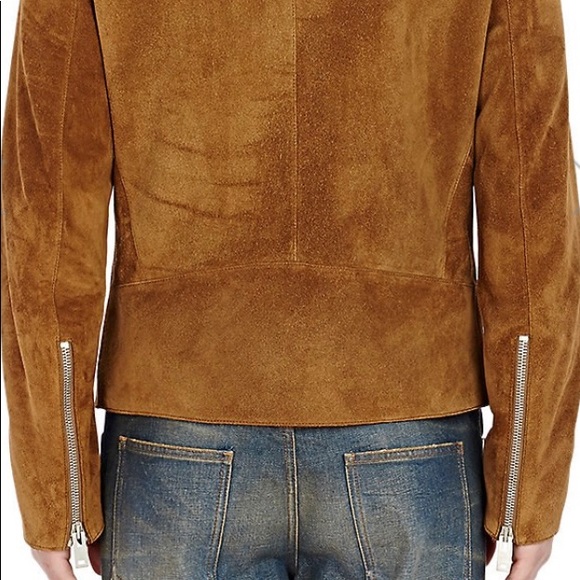 Maison Margiela 5 zip moto jacket suede size 48 - Picture 5 of 5